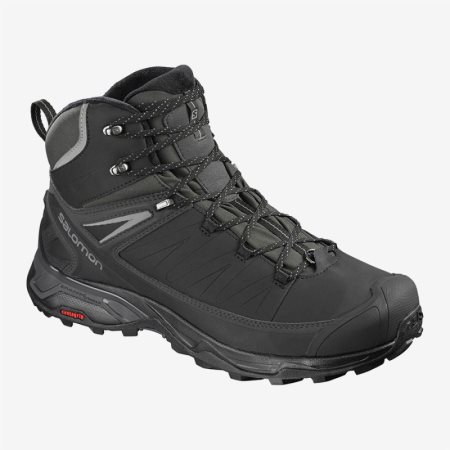 Scarpe Trekking Salomon X ULTRA MID WINTER CS WP Uomo Nere IT 9-D16